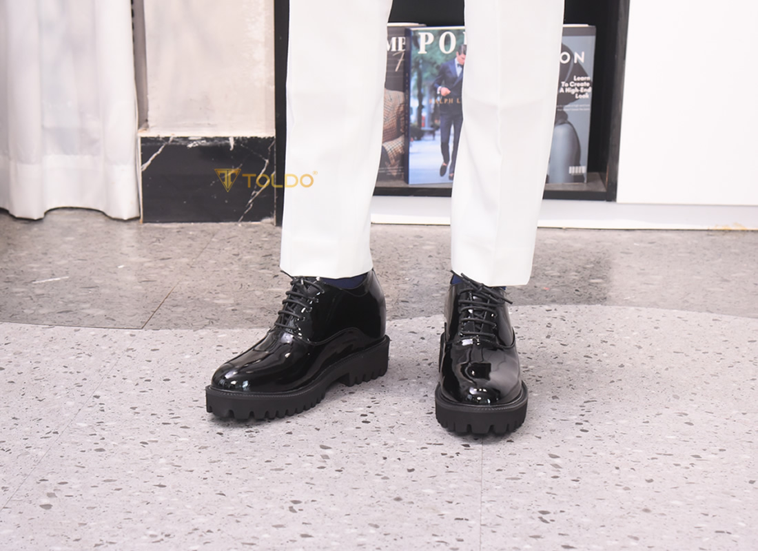 Giày nam cao 12cm siêu nhẹ da thật 5